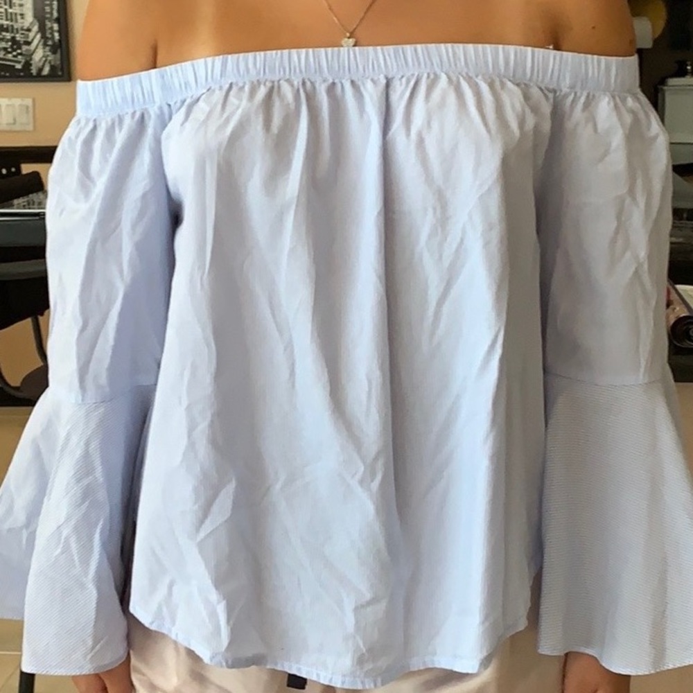 Forever 21 Light Blue Top